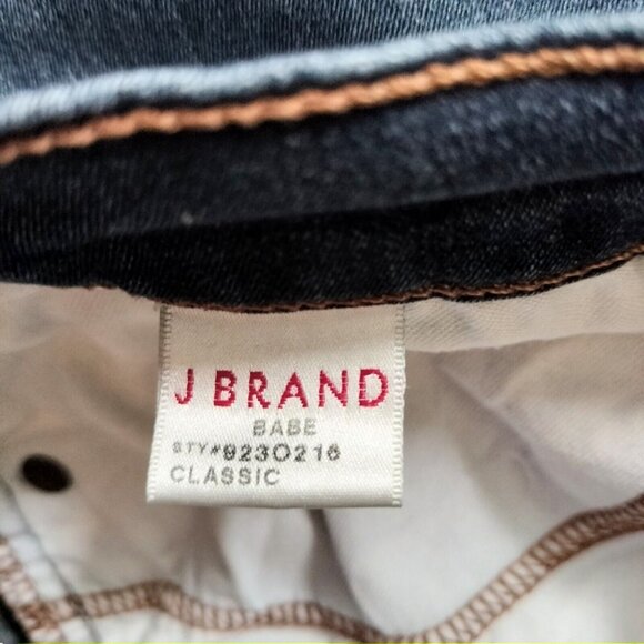 J Brand Babe Bootcut Jeans Classic 29x29 Dark Wash Stretch USA - Picture 7 of 8